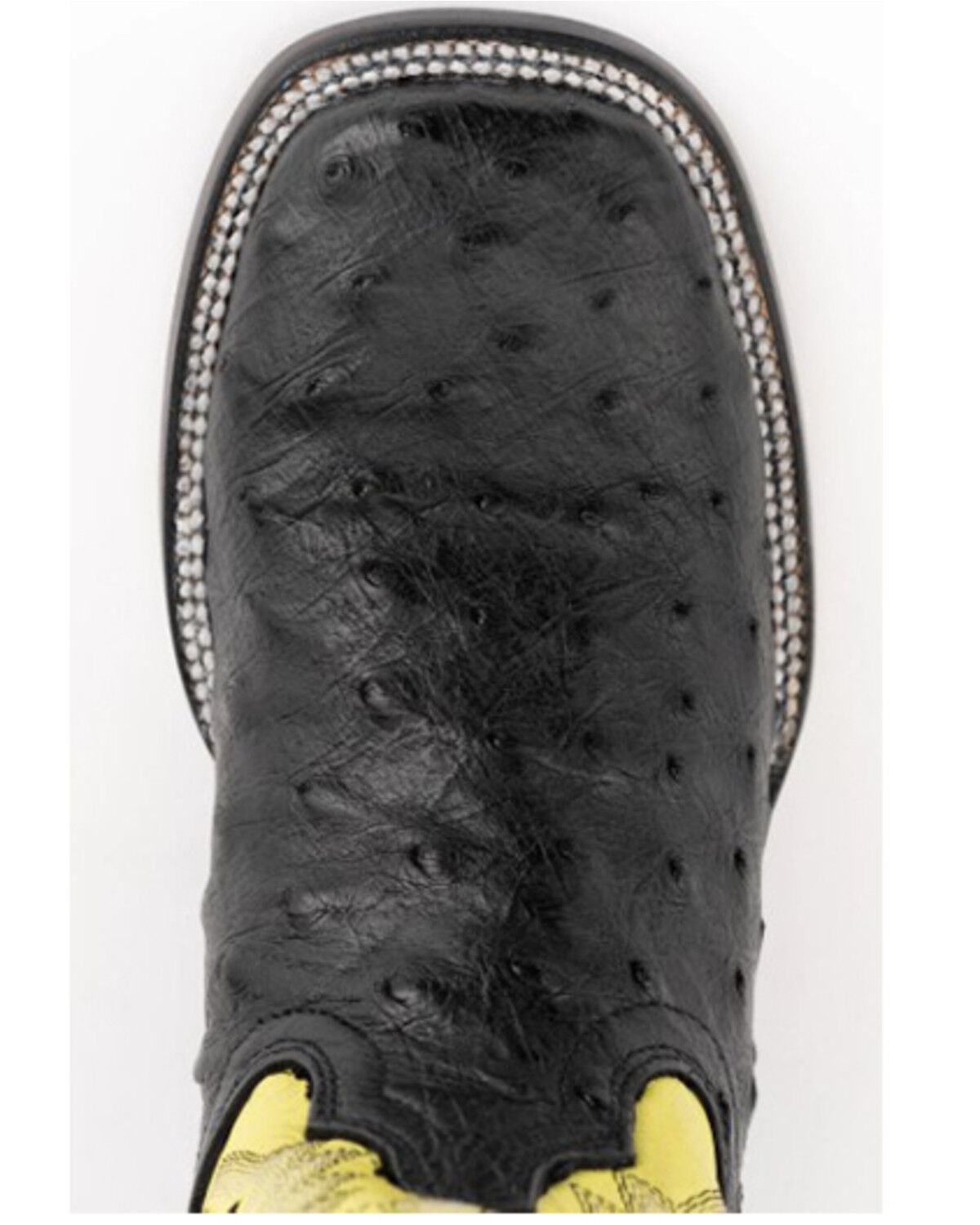 Image #5 - Ferrini Women's Exotic Full Quill Ostrich Western Boots - Broad Square Toe, , hi-res