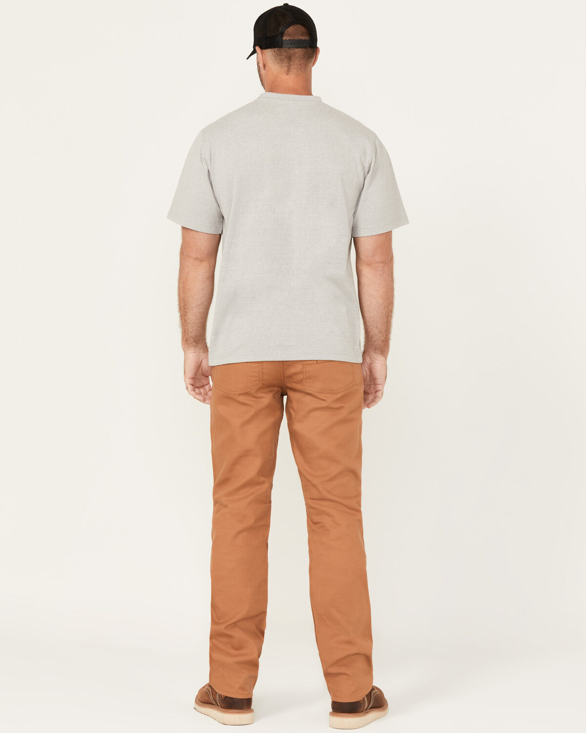 Image #3 - Hawx Men's FR Canvas Work Pants, Brown, hi-res