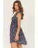Image #4 - Rock & Roll Denim Women's Running Horses Sleeveless Mini Dress, Navy, hi-res