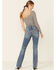 Sailey Women's Arrow Bootcut Jeans, Blue, hi-res