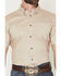 Image #3 - Cody James Men's Basic Solid Short Sleeve Button-Down Stretch Western Shirt, Tan, hi-res