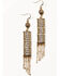 Image #1 - Shyanne Women's Summer Moon Antique Rhinestone Earrings, Gold, hi-res