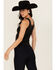 Image #4 - Idyllwind Women's Sevier Studded Ribbed Tank Top, Black, hi-res