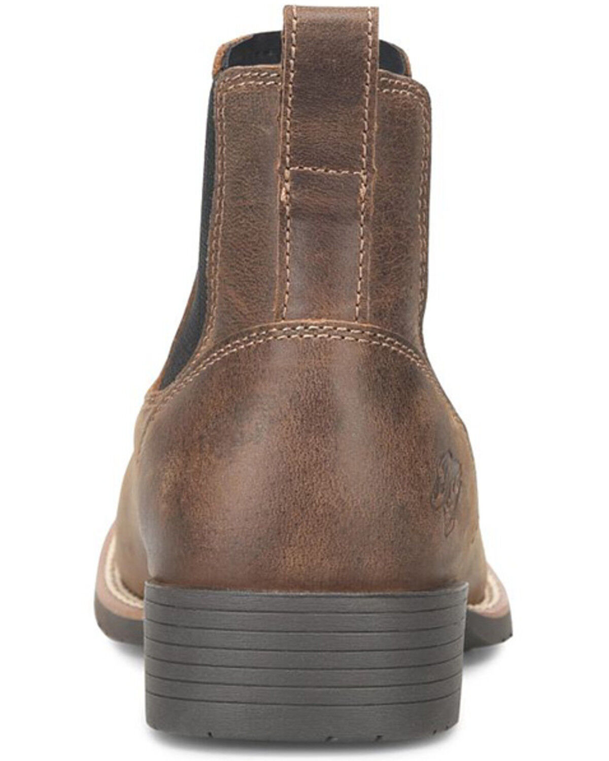 Image #3 - Double H Men's Dorton Chelsea Boots - Broad Square Toe, Brown, hi-res