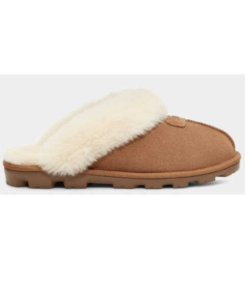 Image #2 - UGG Women's Coquette Slippers - Round Toe, Brown, hi-res