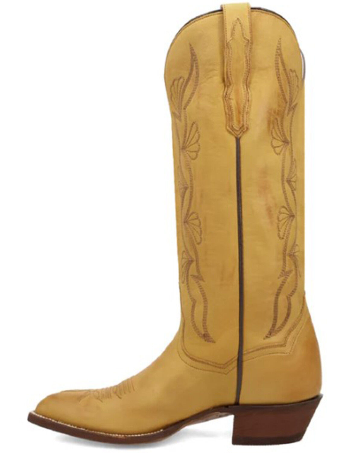 Image #3 - Dan Post Women's Sunrise Canyon Western Boots - Round Toe, Mustard, hi-res