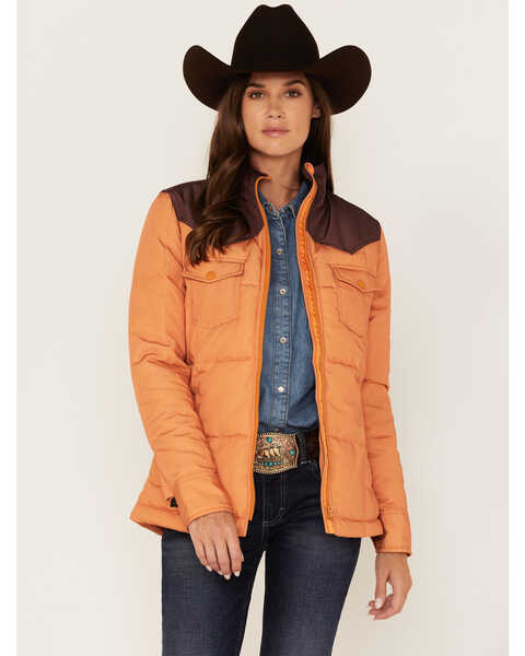 Image #1 - Kimes Ranch Women's Wyldfire Puffer Jacket, Orange, hi-res