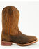 Image #2 - Dan Post Men's Brigston Western Boots - Broad Square Toe, Chocolate, hi-res