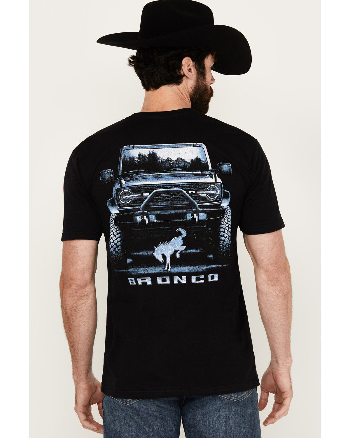 Image #4 - Buckwear Men's Bronco Trail Buster Short Sleeve Graphic T-Shirt, , hi-res
