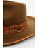 Image #2 - Brixton Men's Reno Fedora, Brown, hi-res