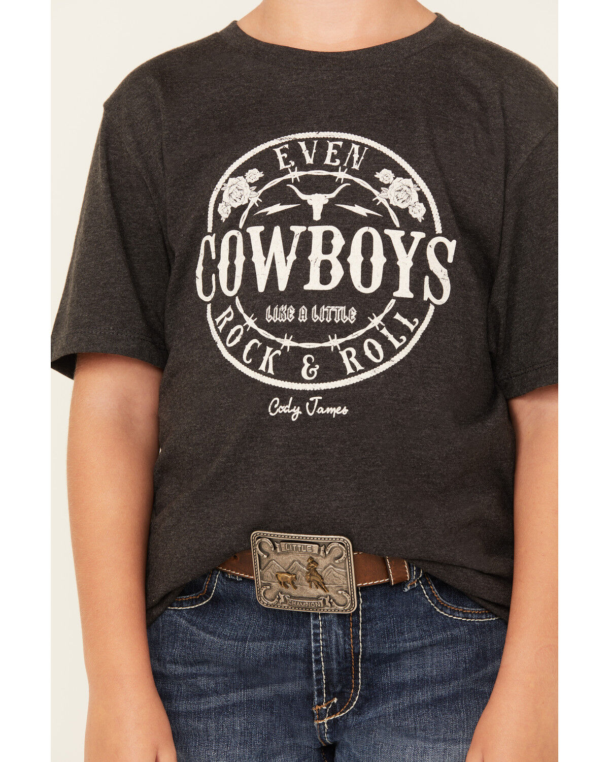 Image #3 - Cody James Boys' Rock n' Roll Short Sleeve Graphic T-Shirt, Black, hi-res