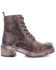 Image #2 - Roan by Bed Stu Women's Mabe II Lace-Up Boots - Moc Toe, Dark Brown, hi-res
