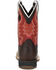 Image #4 - Durango Boys' Lil Rebel Pro Western Boots - Square Toe, Brown, hi-res