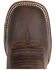 Image #5 - Ferrini Men's Patriot Western Boots - Broad Square Toe, Chocolate, hi-res