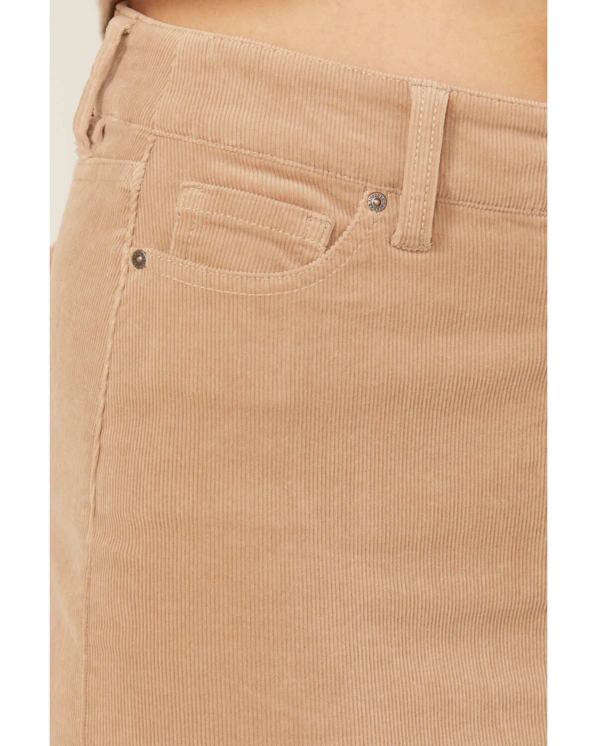 Image #2 - Shyanne Women's Corduroy Midi Skirt, Beige, hi-res