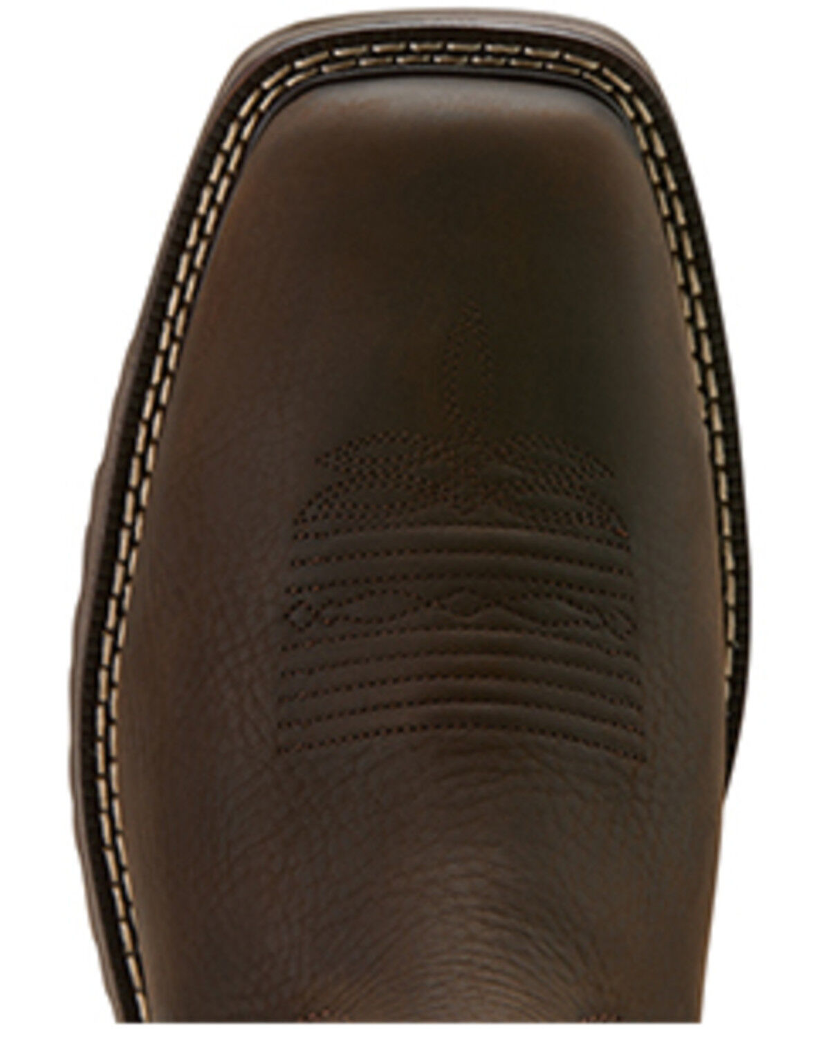Image #4 - Ariat Men's Activator Waterproof Work Boots - Soft Toe, Dark Brown, hi-res