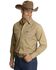 Image #1 - Wrangler Men's Solid Twill Cowboy Cut Long Sleeve Work Shirt - Tall, Khaki, hi-res