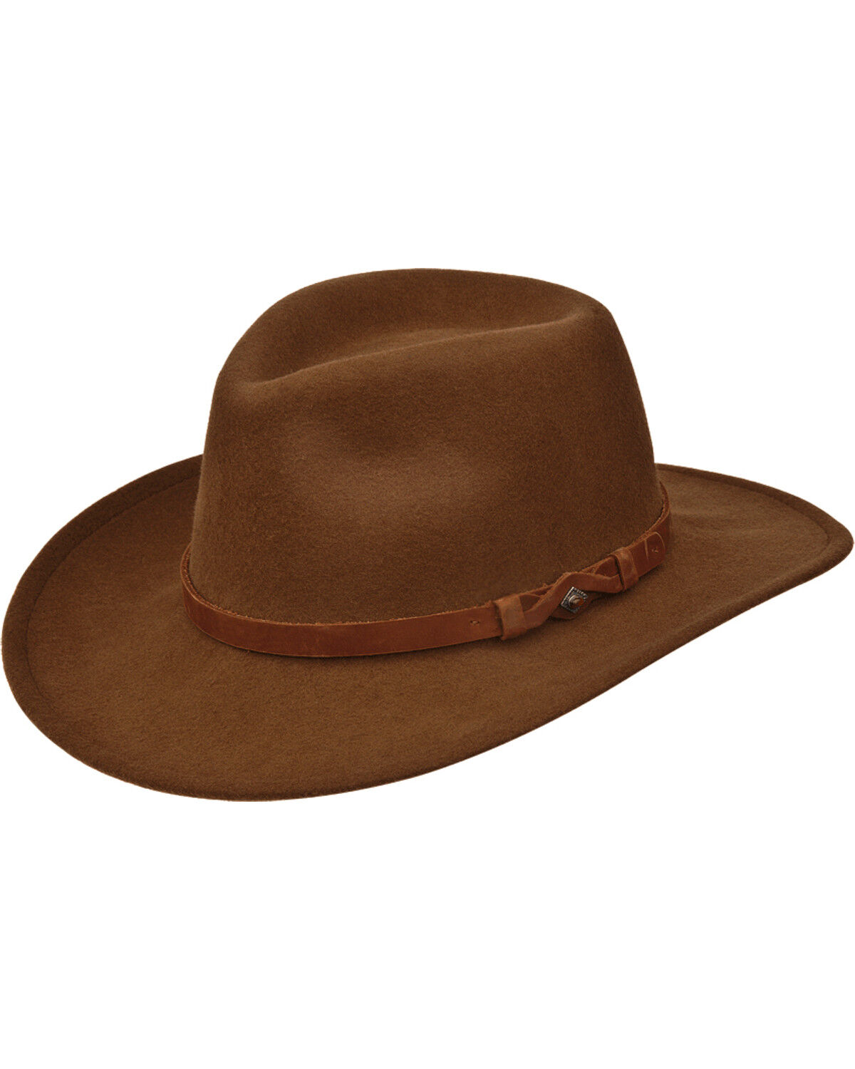 Image #1 - Black Creek Men's Crushable Felt Western Fashion Hat, Pecan, hi-res