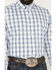 Image #3 - George Strait by Wrangler Men's Plaid Print Long Sleeve Button-Down Stretch Western Shirt - Big, White, hi-res