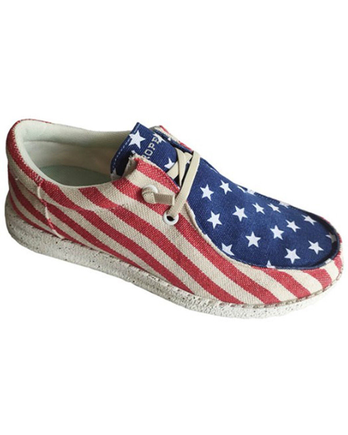 Image #1 - Roper Little Boys' Hang Loose Slip-On Casual Shoes - Moc Toe, Red, hi-res