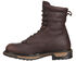 Rocky Men's Original Ride Waterproof Western Lacer Boots - Safety Toe, Dark Brown, hi-res