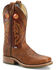 Image #1 - Double H Men's Roper Buckaroo Western Boots - Broad Square Toe, , hi-res