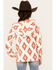 Image #4 - Shyanne Girls' Southwestern Printed Polar Fleece Hooded Pullover, Cream, hi-res