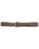 Image #3 - Cody James Men's Floral Tooled Leather Belt, Brown, hi-res