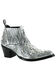 Old Gringo Women's Metal Star Fashion Booties - Round Toe, Silver, hi-res