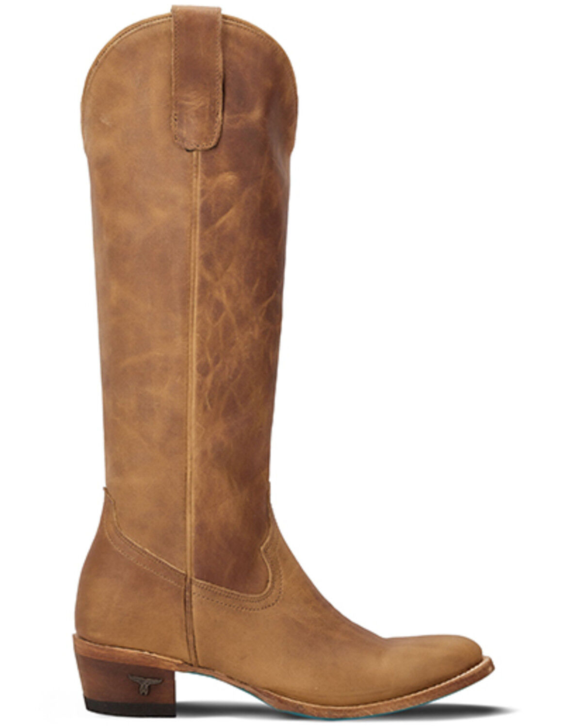 Image #2 - Lane Women's Plain Jane Tall Western Boots - Round Toe, Russett, hi-res