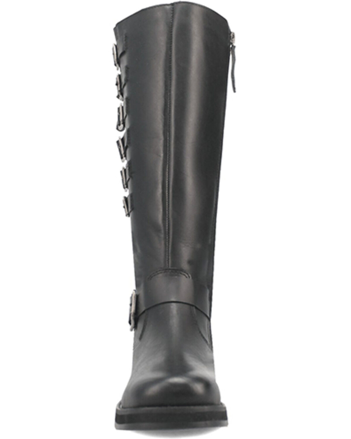 Image #4 - Dingo Women's Wild N Free Motorcycle Boots - Round Toe, Black, hi-res