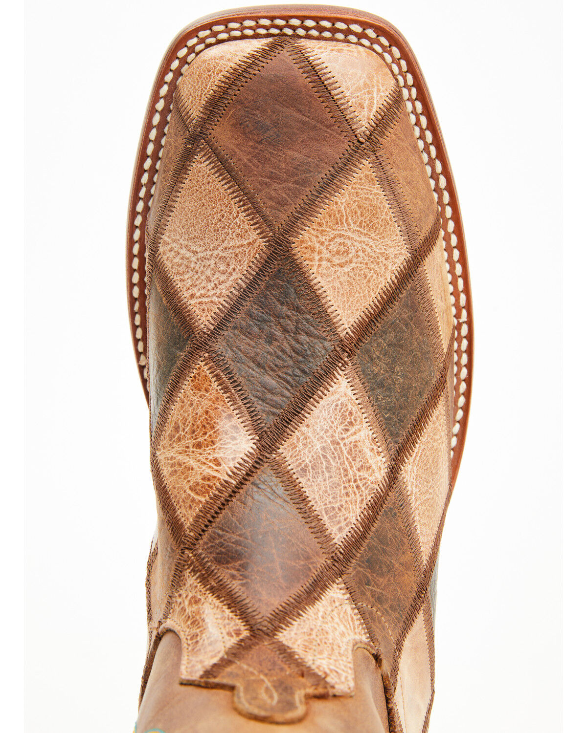 Horse Power Men's Patchwork Western Boots - Square Toe Horse Power Men's Patchwork Western Boots - Square Toe