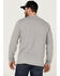 Image #4 - Brothers and Sons Men's Solid Heather Slub Long Sleeve Henley Shirt, Light Grey, hi-res