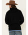 Image #4 - Cinch Men's Solid Black Logo Brand Hooded Sweatshirt , Black, hi-res