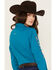Image #4 - Ariat Women's Team Kirby Long Sleeve Button Down Stretch Western Shirt - Plus, Teal, hi-res