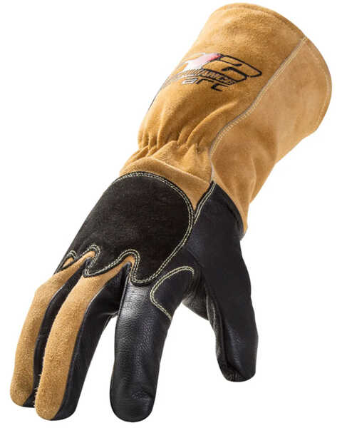 212 Performance Men's FR ARC Economy TIG Welding Work Gloves , Brown, hi-res
