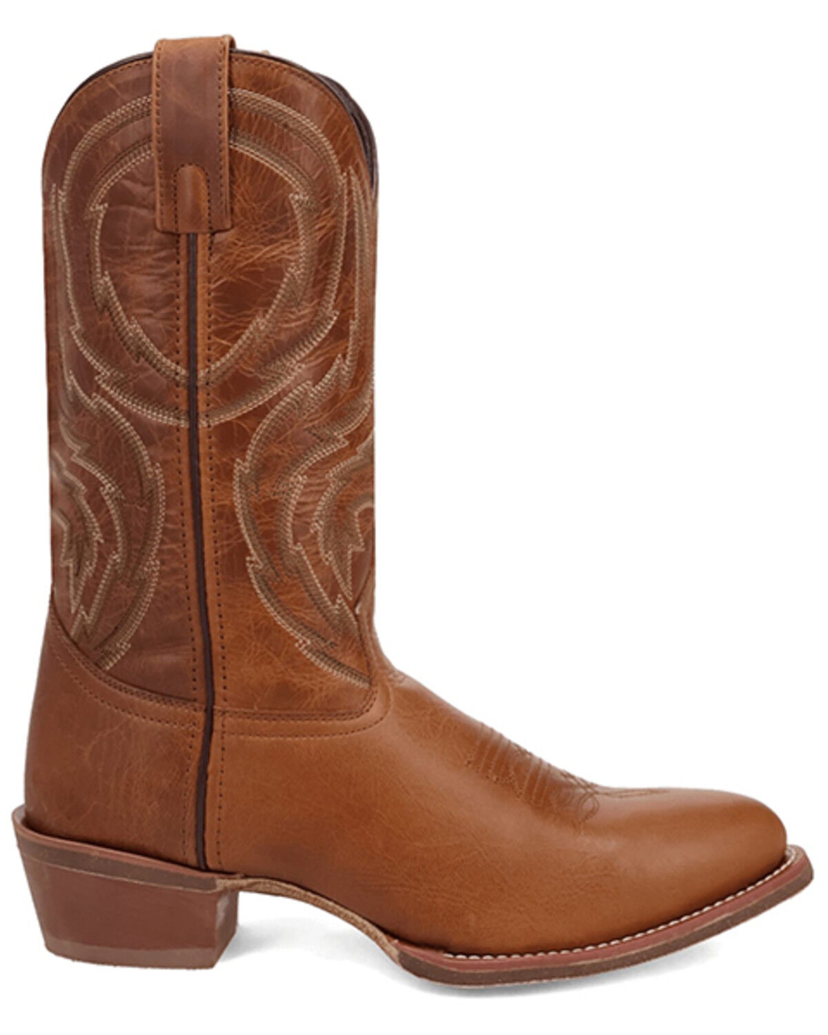 Image #2 - Laredo Men's Novak Western Boots - Round Toe, Tan, hi-res