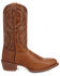 Image #2 - Laredo Men's Novak Western Boots - Round Toe, Tan, hi-res