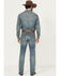 Image #3 - Moonshine Spirit Men's Twister Medium Wash Slim Straight Stretch Denim Jeans, Medium Wash, hi-res