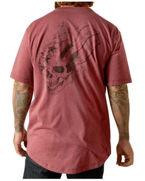 Ariat Men's Scream Rebar Workman Short Sleeve Graphic T-Shirt , Light Purple, hi-res