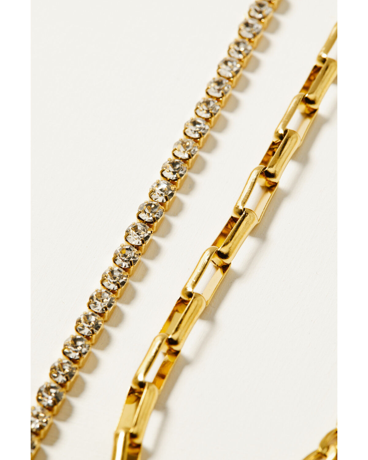 Image #3 - Shyanne Women's Embellished Bracelet Set - 2 Piece, Gold, hi-res