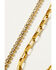 Image #3 - Shyanne Women's Embellished Bracelet Set - 2 Piece, Gold, hi-res