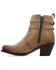 Image #3 - Black Star Women's Hereford Fashion Booties - Round Toe, Off White, hi-res