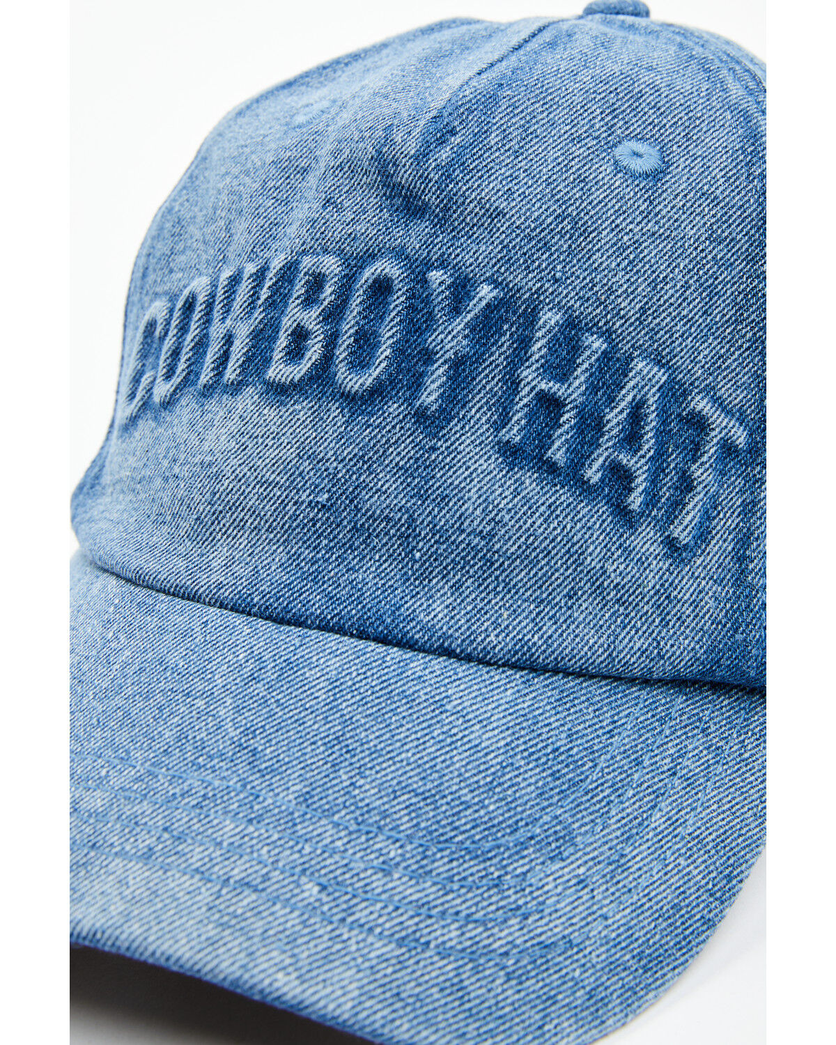 Image #2 - Shyanne Women's Denim Cowboy Hat Baseball Cap, Blue, hi-res