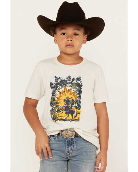 Cody James Boys' Ride On Short Sleeve Graphic Tee, Natural, hi-res