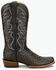 Image #2 - Tony Lama Men's Ranchero Tyler Exotic Ostrich Western Boots - Square Toe, Brown, hi-res