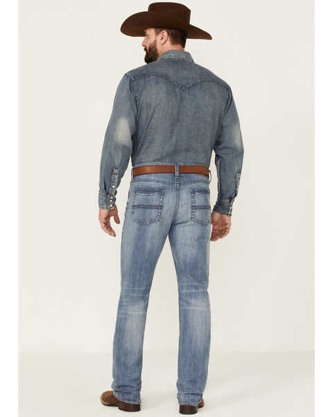 Image #3 - Cody James Men's Buckskin Light Wash Slim Straight Stretch Denim Jeans , Blue, hi-res