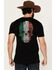 Image #1 - Moonshine Spirit&reg; Men's Eagle Skull Mexico Short Sleeve Graphic T-Shirt, Black, hi-res