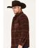Image #2 - Cinch Men's Polar Fleece Striped Long Sleeve Flannel Jacket, , hi-res