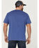 Image #4 - Brothers and Sons Men's Solid Basic Short Sleeve Pocket T-Shirt, Blue, hi-res